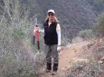 Doing some "brushing" along Horne Trail