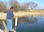 fishing in the spring