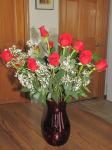 Valentines Gift , a dozen red roses....my favorite