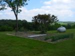 Back yard and veggie garden.