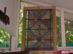 very old piece of stained glass