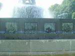 The Vigeland Park - Frieze at the foot of the fountain