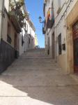 Spanish cobbled street