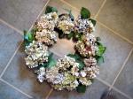 Dried Hydrangea Wreath