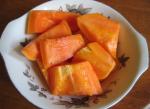 First Papaya from the ground.