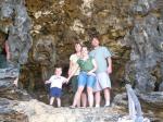 My kids and a cave