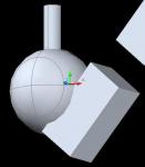 Step 2 - Shaping a ball by cutting at an angle