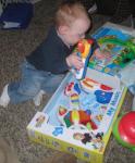 ELI opening gifts