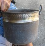 copper pot before