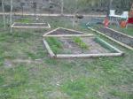Vegetable beds are about planted.
