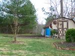 New garden & rain barrel.