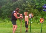 soda can flowers& grandson dylan