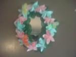 kusudama flowered wreath