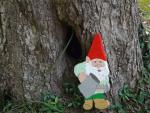 The gnome home. Scary critters.