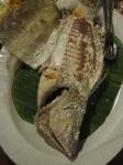 Thai salt baked sea-bass
