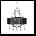 CANARM LTD. Crawford 4 Bulb Drum Shade Chandelier