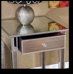 SEI Mirage Mirrored Nightstand