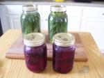 Pickles and Beets from the garden