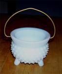 milk glass type pot for votive holder