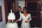 My wedding day, Valentine's Day, 2000...