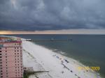 Early morning storm cloud